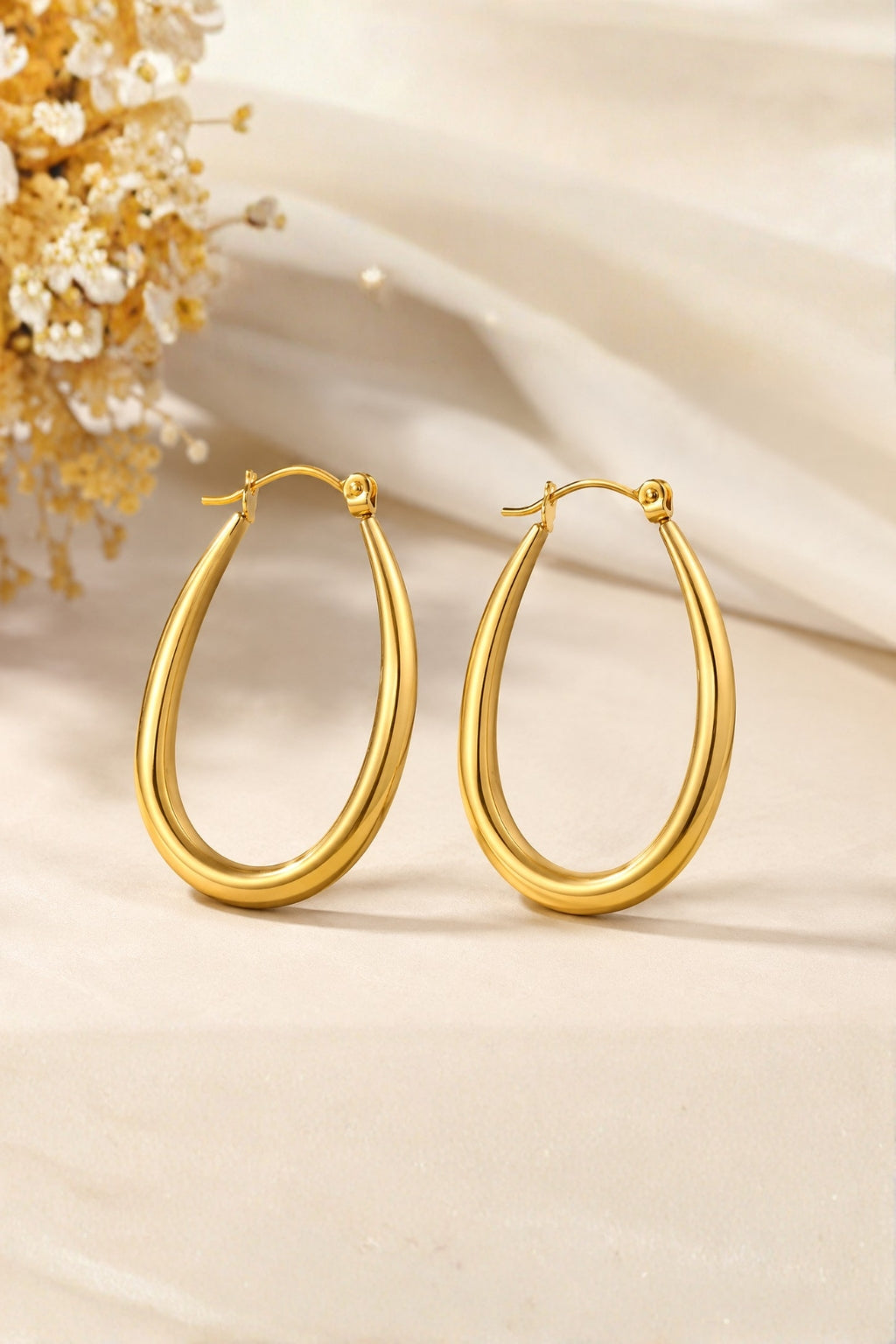 Aurora Oval Earrings