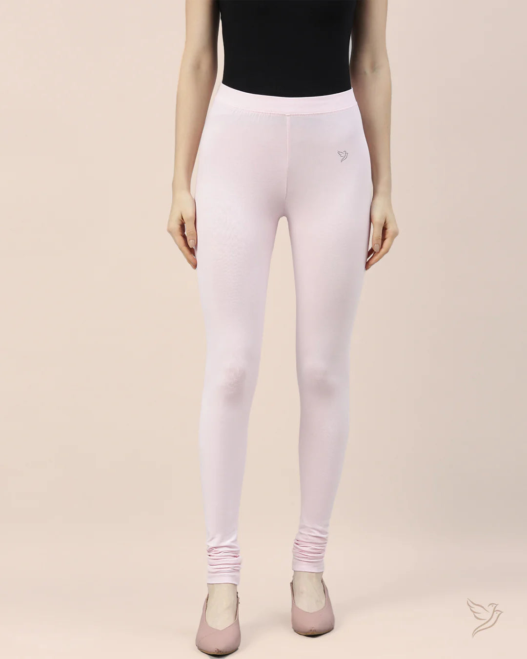 Twin Birds Churidar Legging - Mid Pink