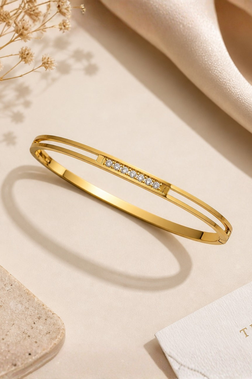 Minimal Prism Bar Bracelet