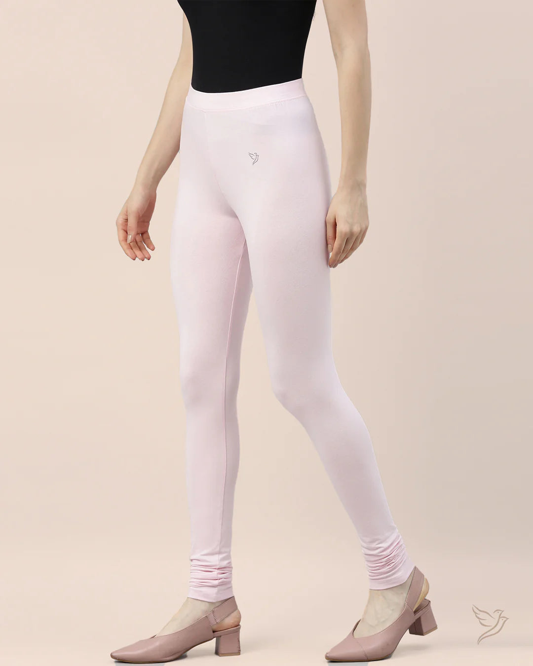 Twin Birds Churidar Legging - Mid Pink