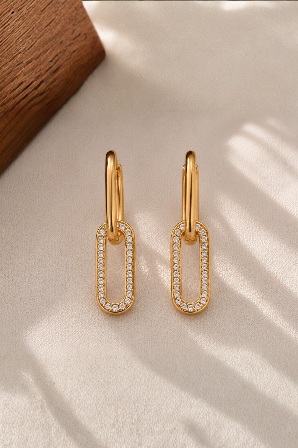 Oval Link Earrings
