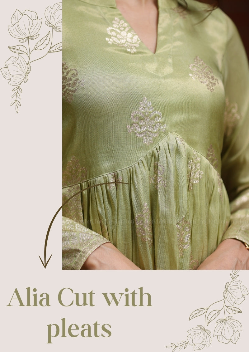 Botanic Leafstone Kurti