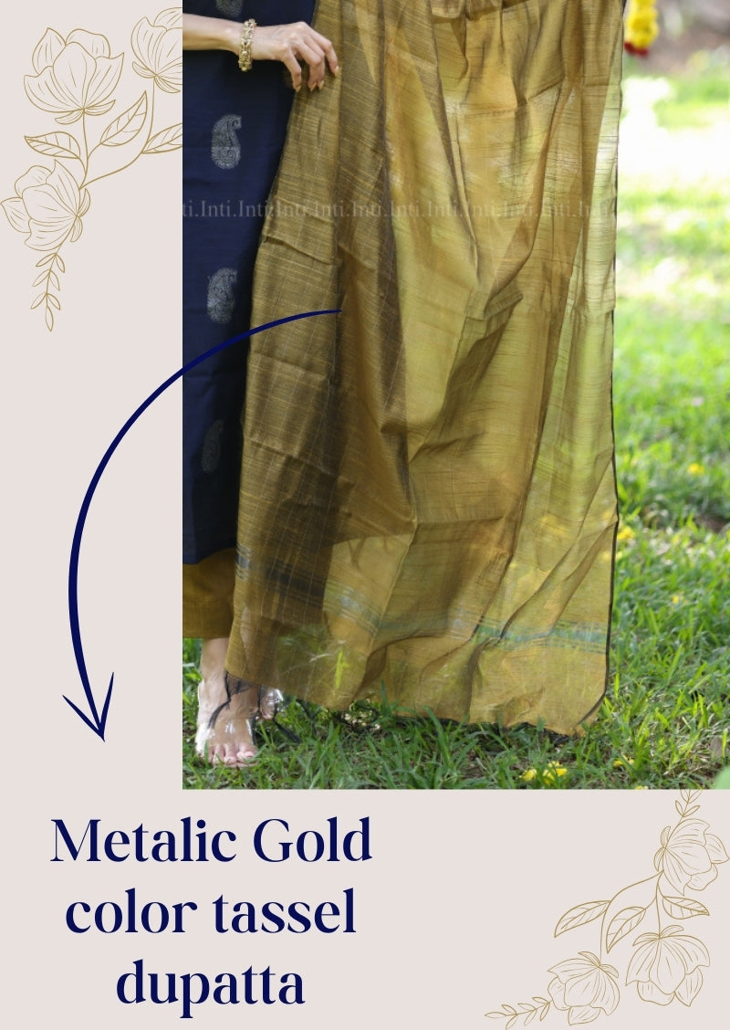 Midnight Gold Salwar Suit