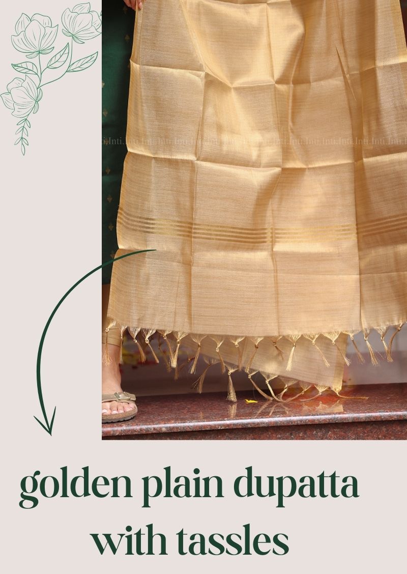 Mystic Strap Top & Dupatta Set