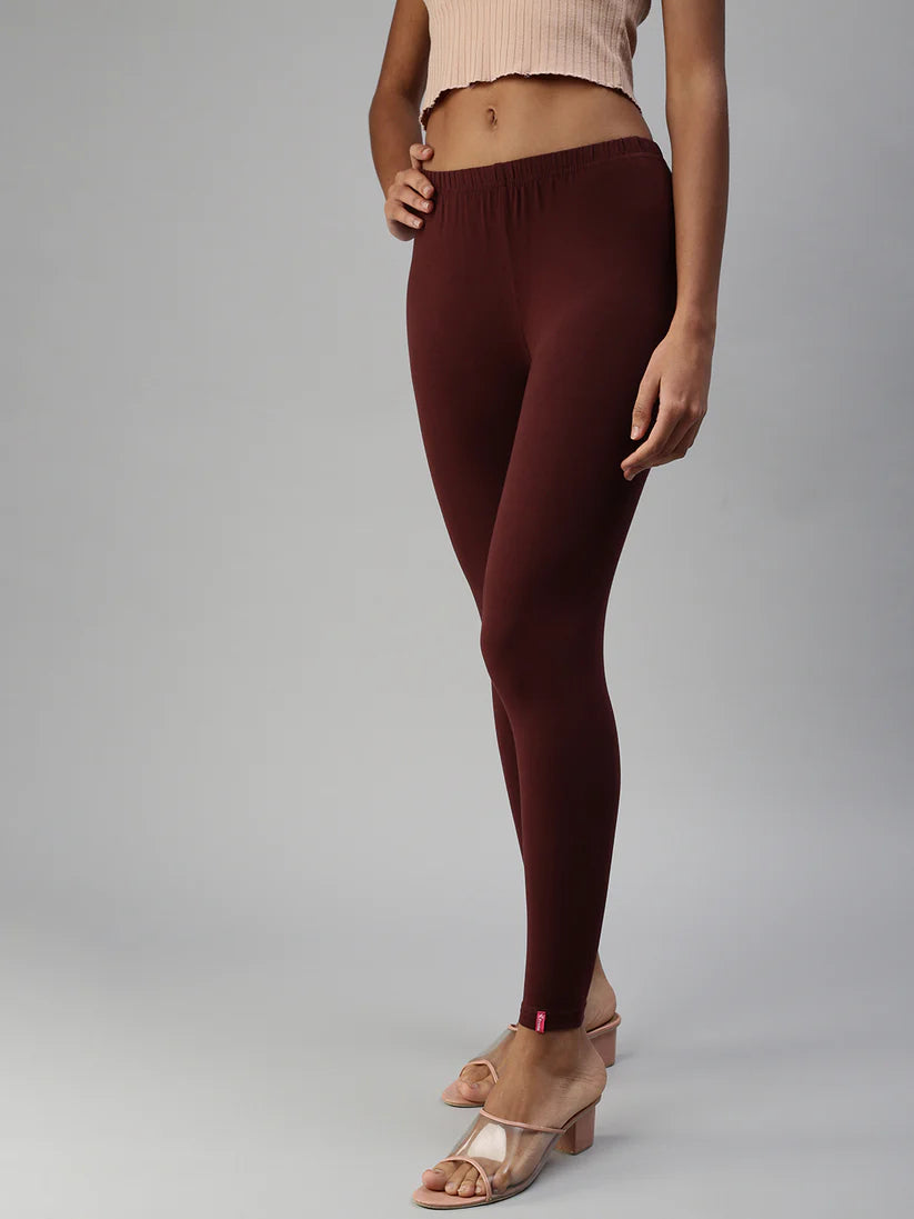 Prisma Ankle Legging - Chocolate