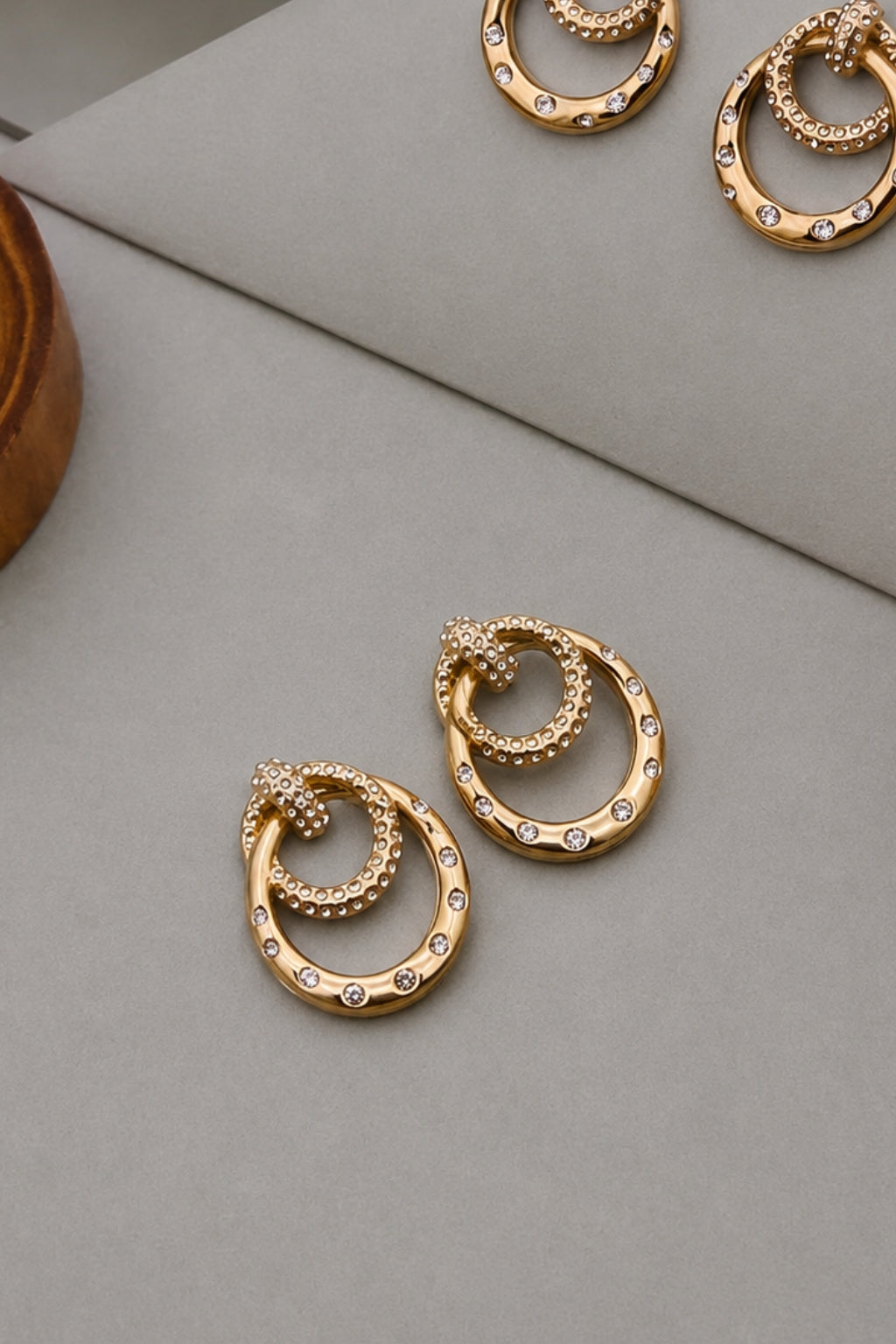 Interlocking Hoop Earrings