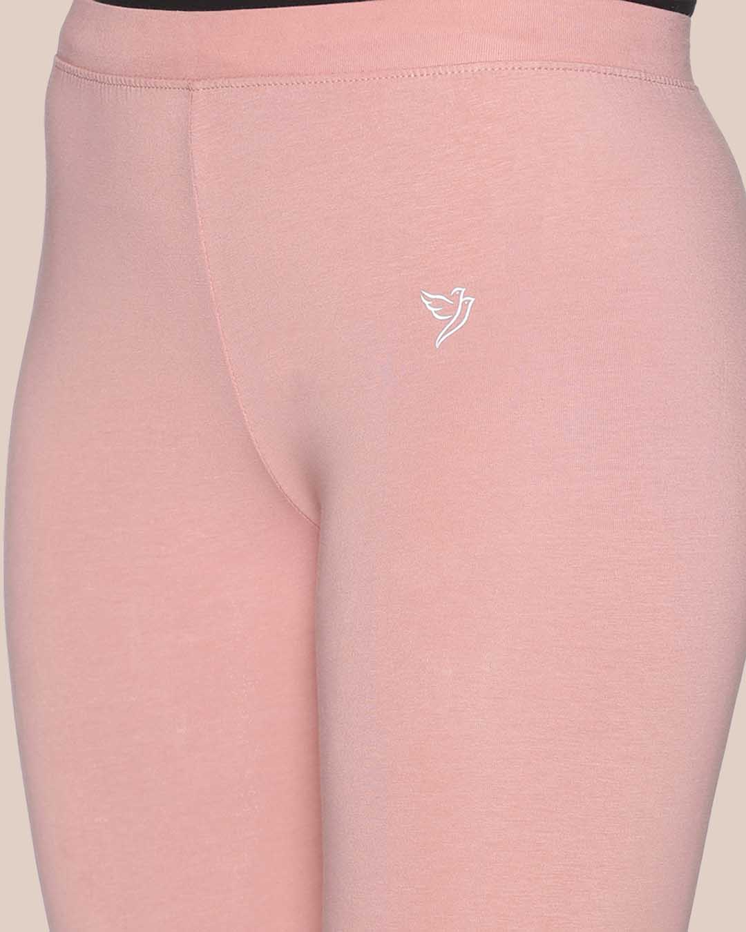 Twin Birds Ankle Legging - Rose Gold