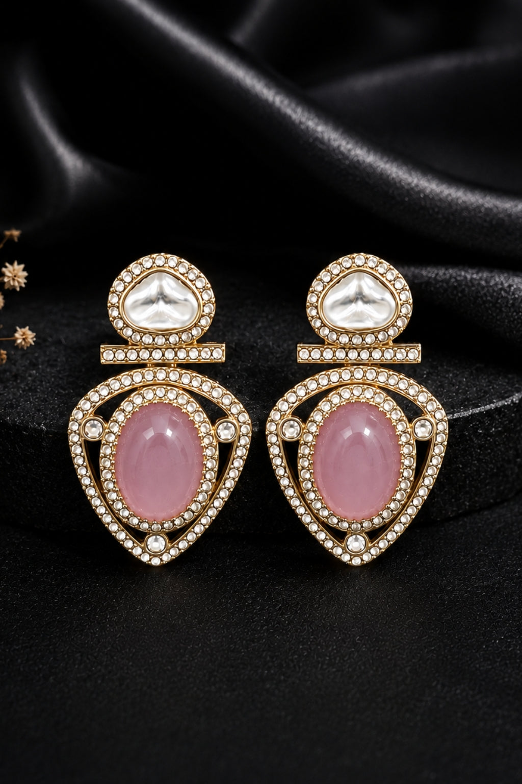 Meher Rose Crest Earrings