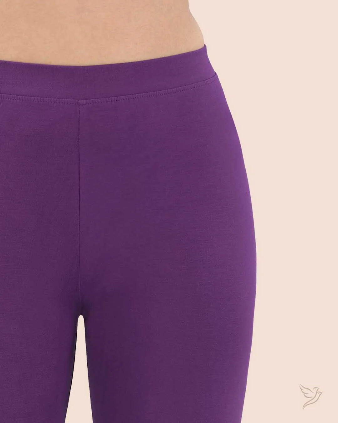 Twin Birds Ankle Legging - Beauty Berry