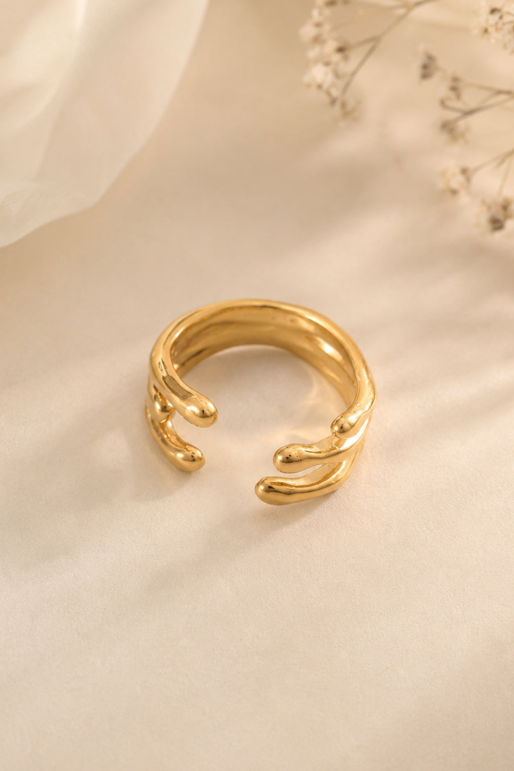 Triple Wave Ring