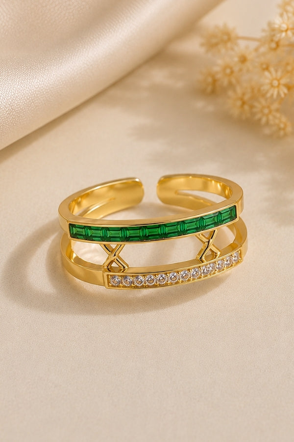 Jade Link Ring
