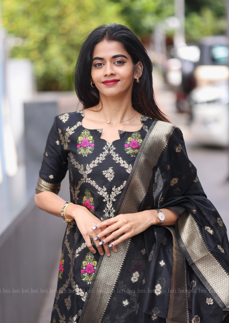 Black Aura Salwar Suit