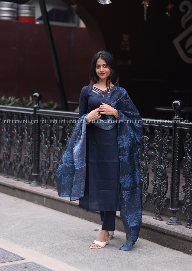 Navy Bloom Salwar set