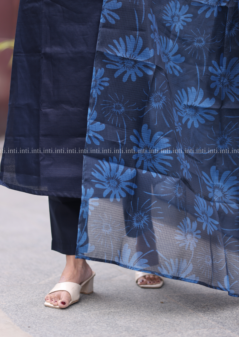 Navy Bloom Salwar set