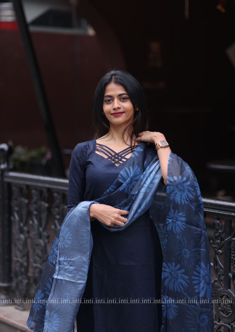 Navy Bloom Salwar set