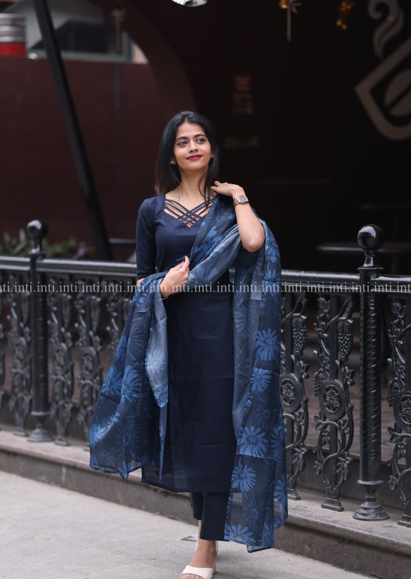 Navy Bloom Salwar set