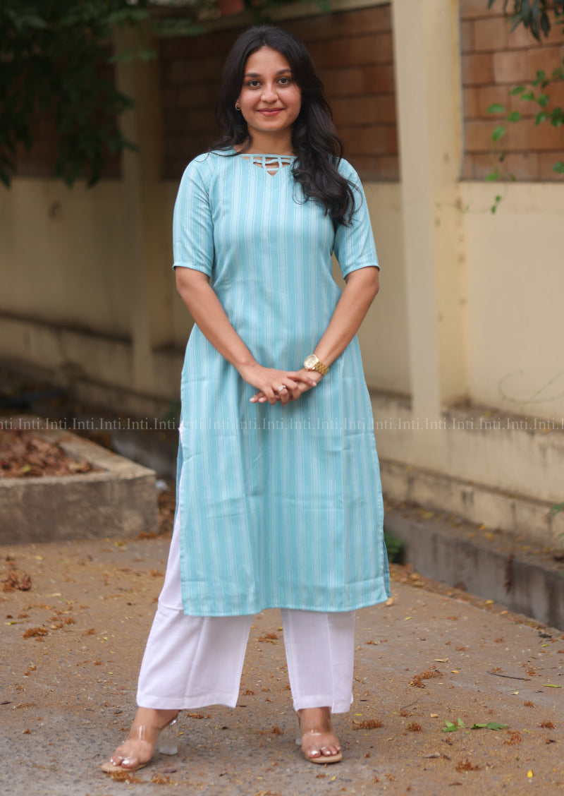 Blue Rhythm Top & Pant Set