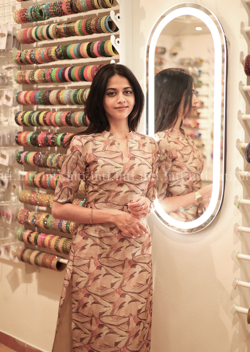 Champagne Sparkle Kurti