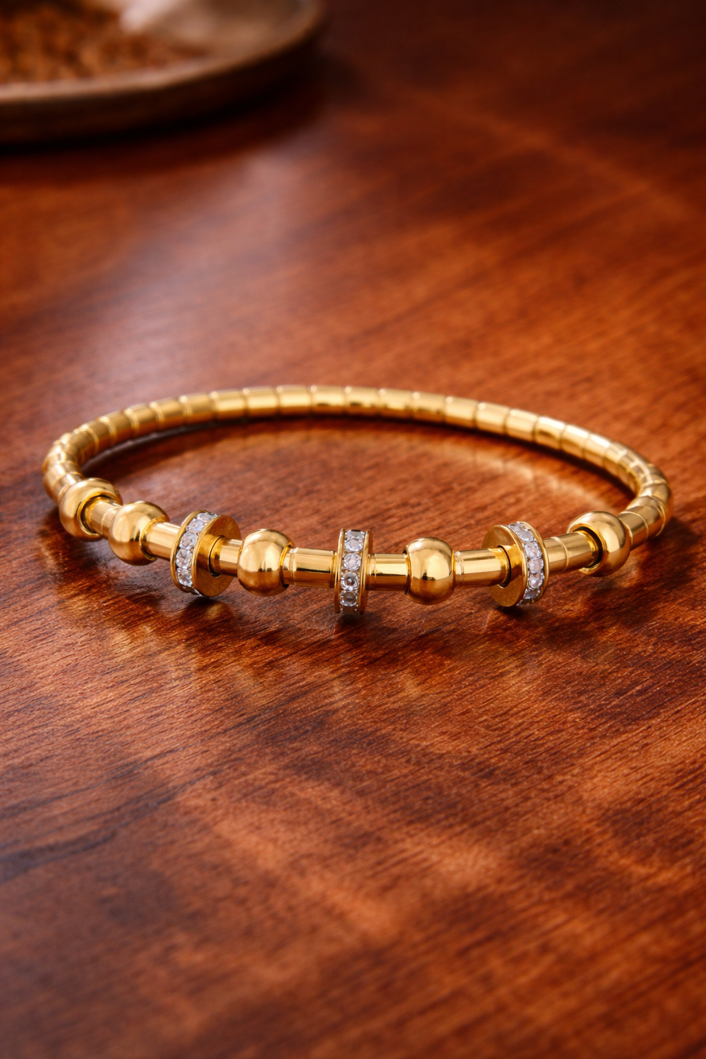 Structured Beaded Bracelet