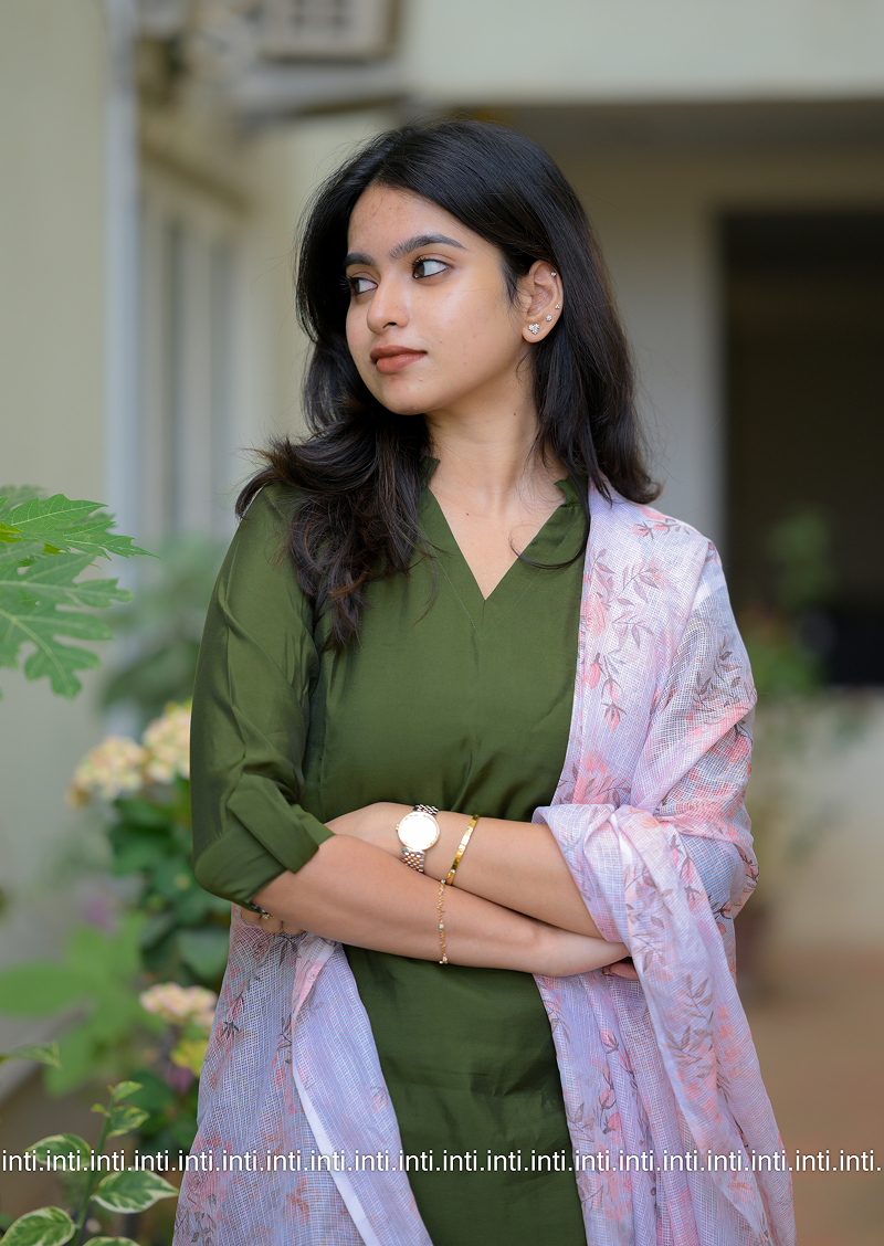 Spiru Bloomscape Top and Dupatta Set