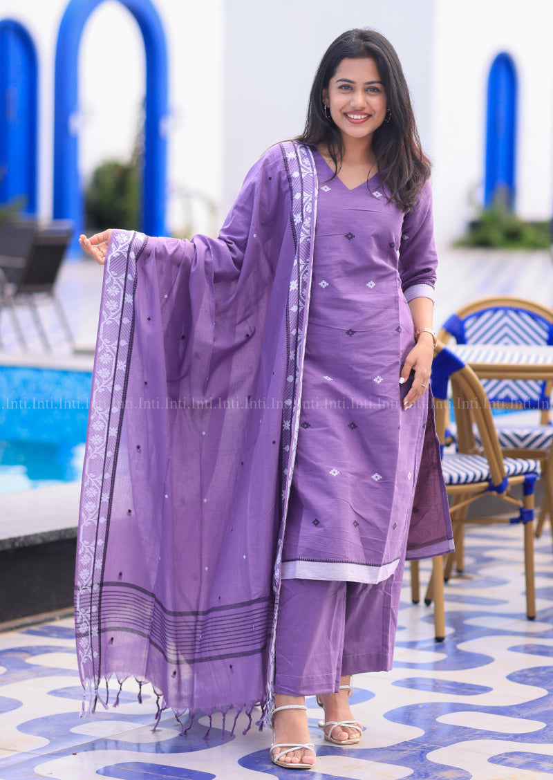 Elan Lavender Salwar Suit
