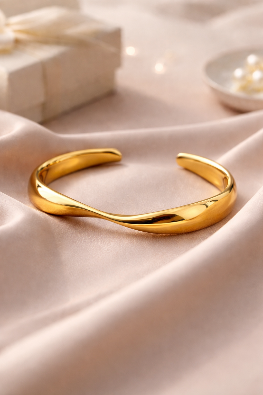 Sculptural Cuff Bracelet