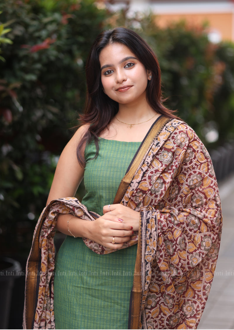 Emerald Ease Top & Dupatta Set