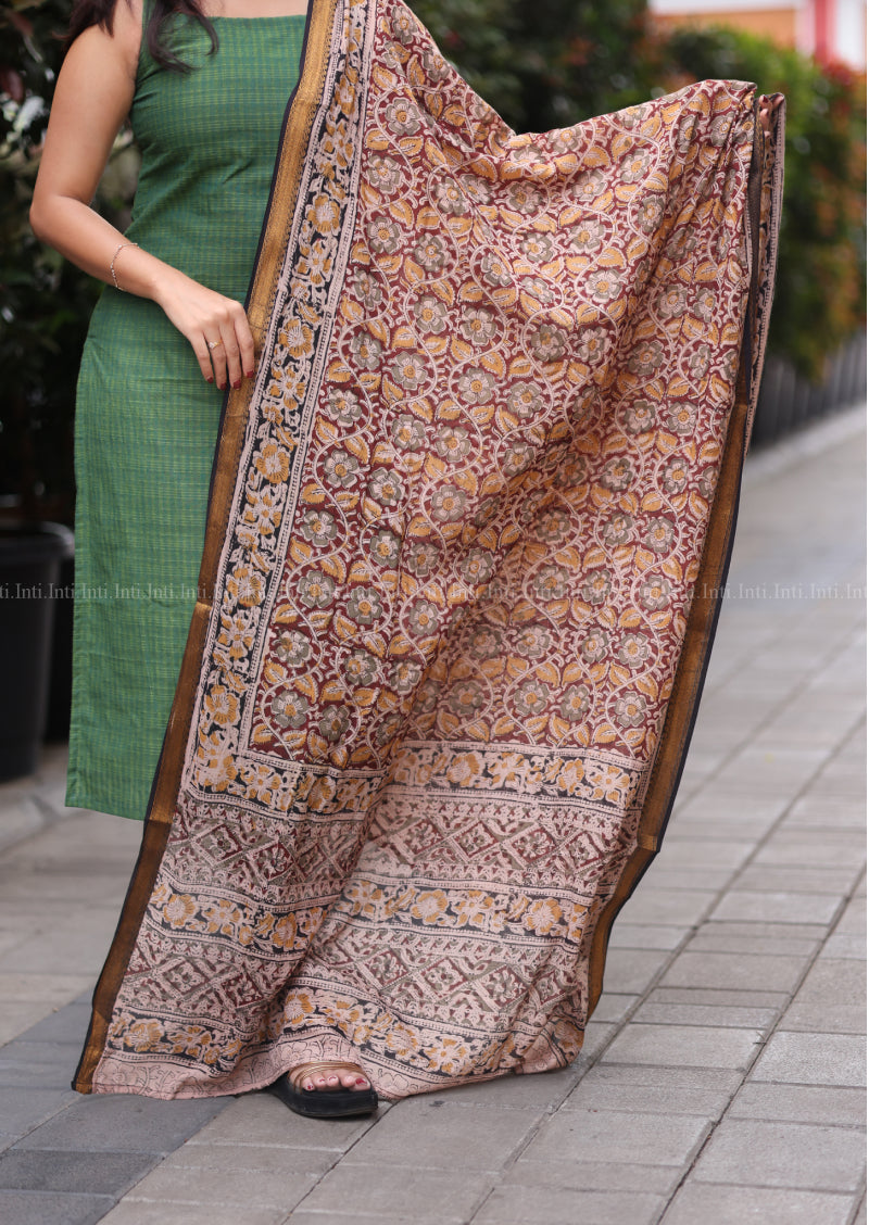 Emerald Ease Top & Dupatta Set