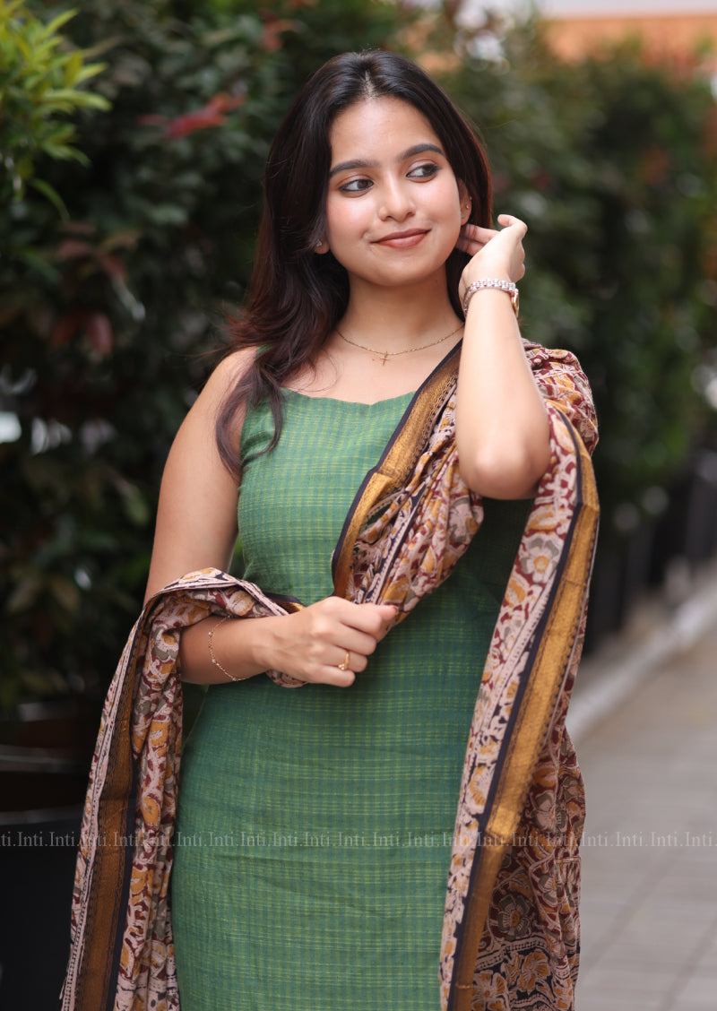 Emerald Ease Top & Dupatta Set