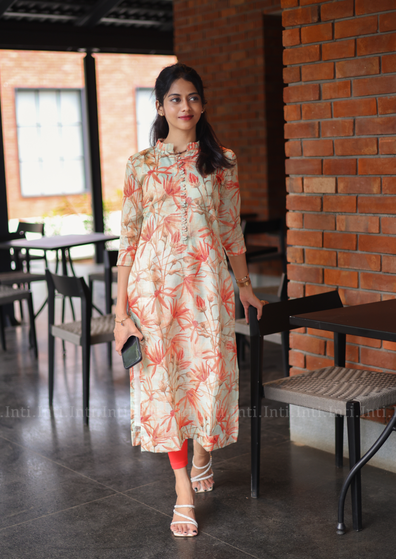 Flame Forest Kurti