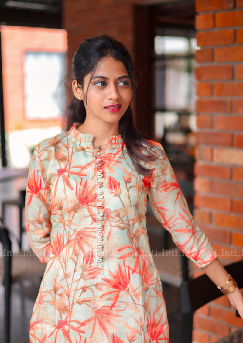 Flame Forest Kurti