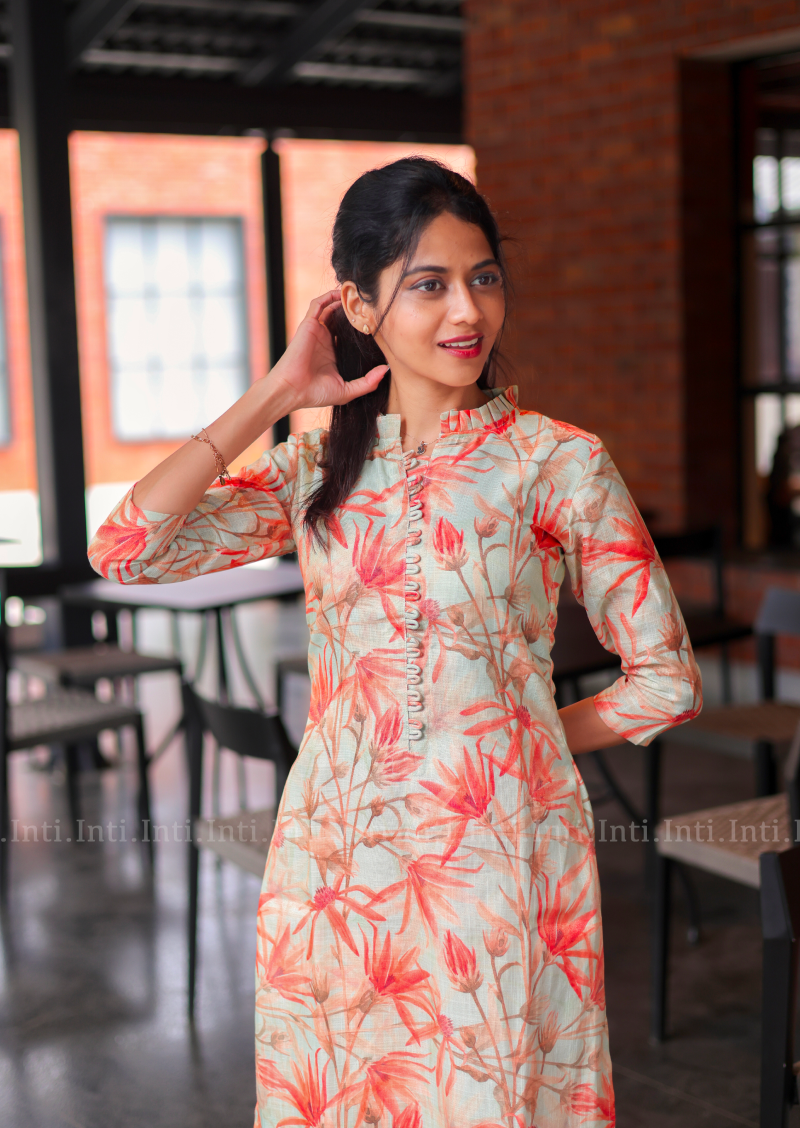 Flame Forest Kurti