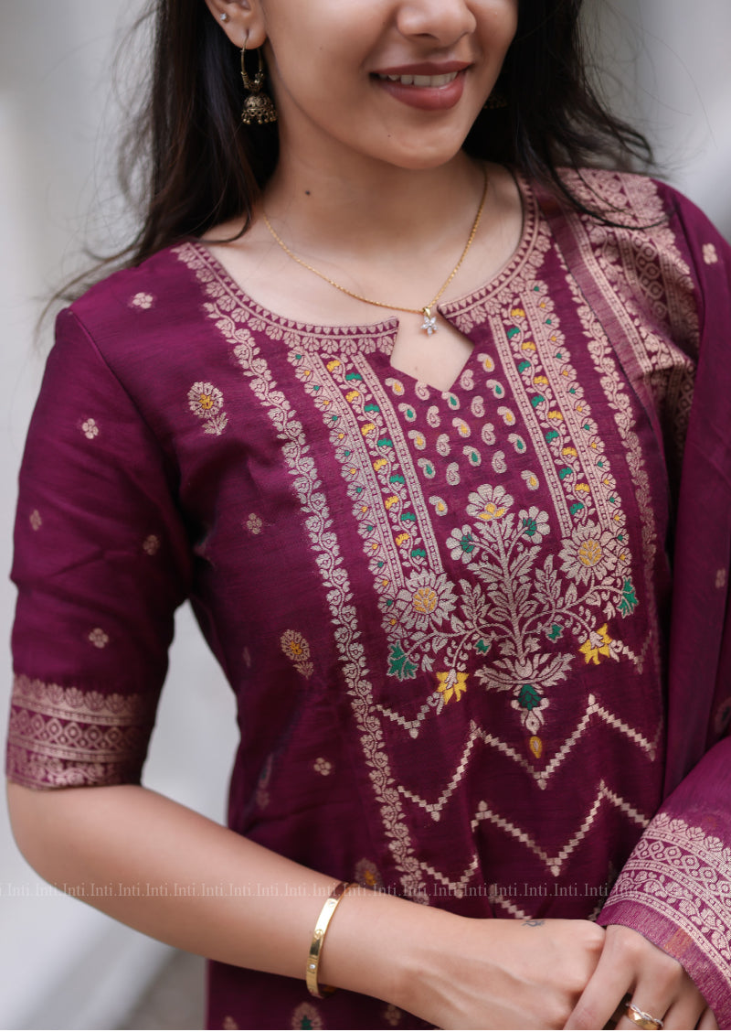 Grape Glow Salwar Suit