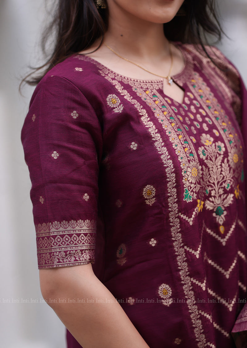 Grape Glow Salwar Suit