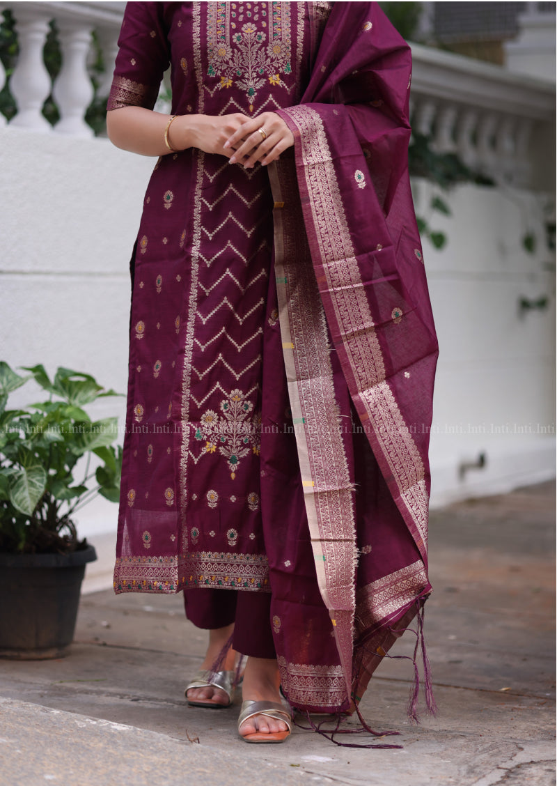 Grape Glow Salwar Suit
