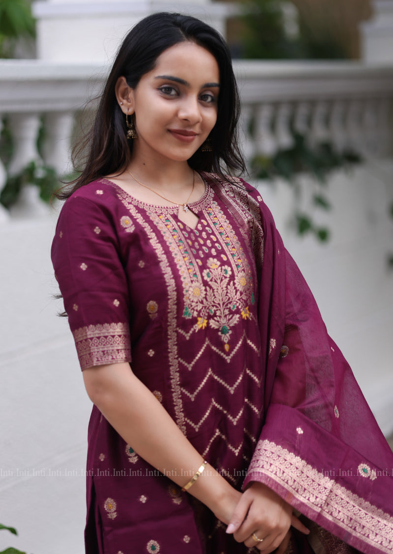 Grape Glow Salwar Suit