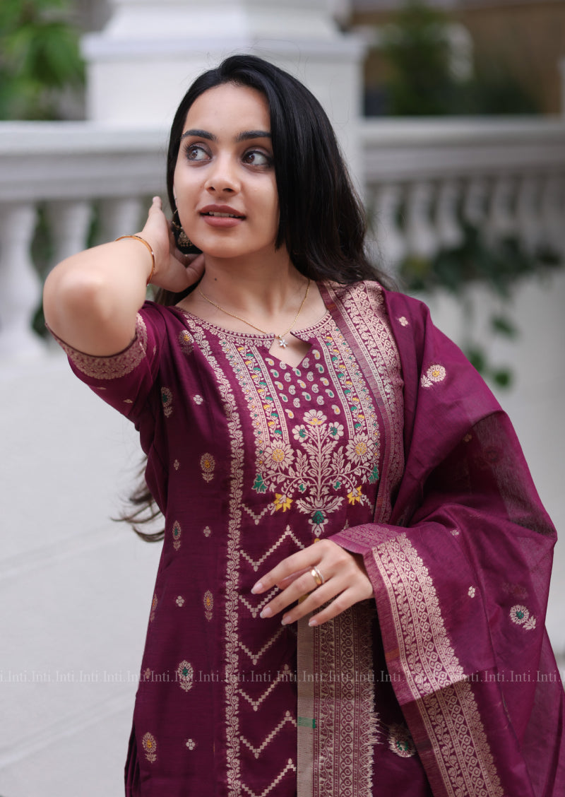 Grape Glow Salwar Suit