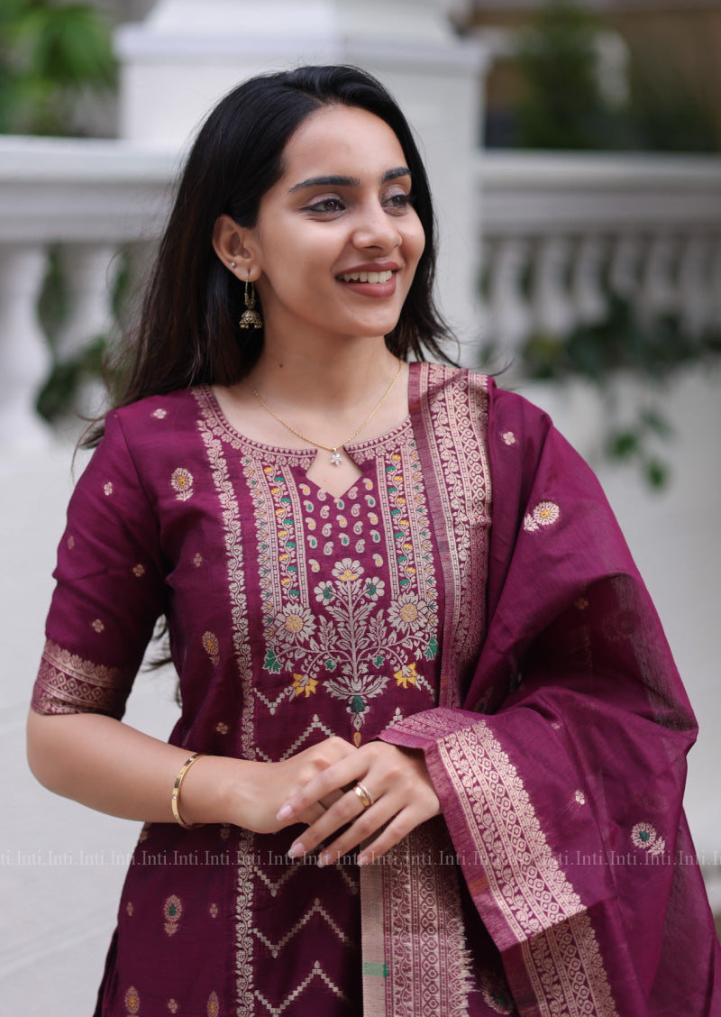Grape Glow Salwar Suit