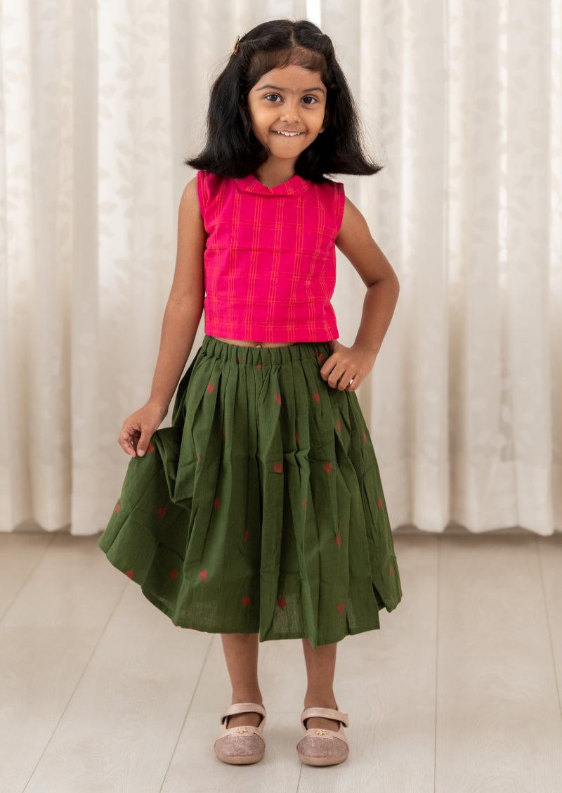 Gulab Twril Top and Skirt
