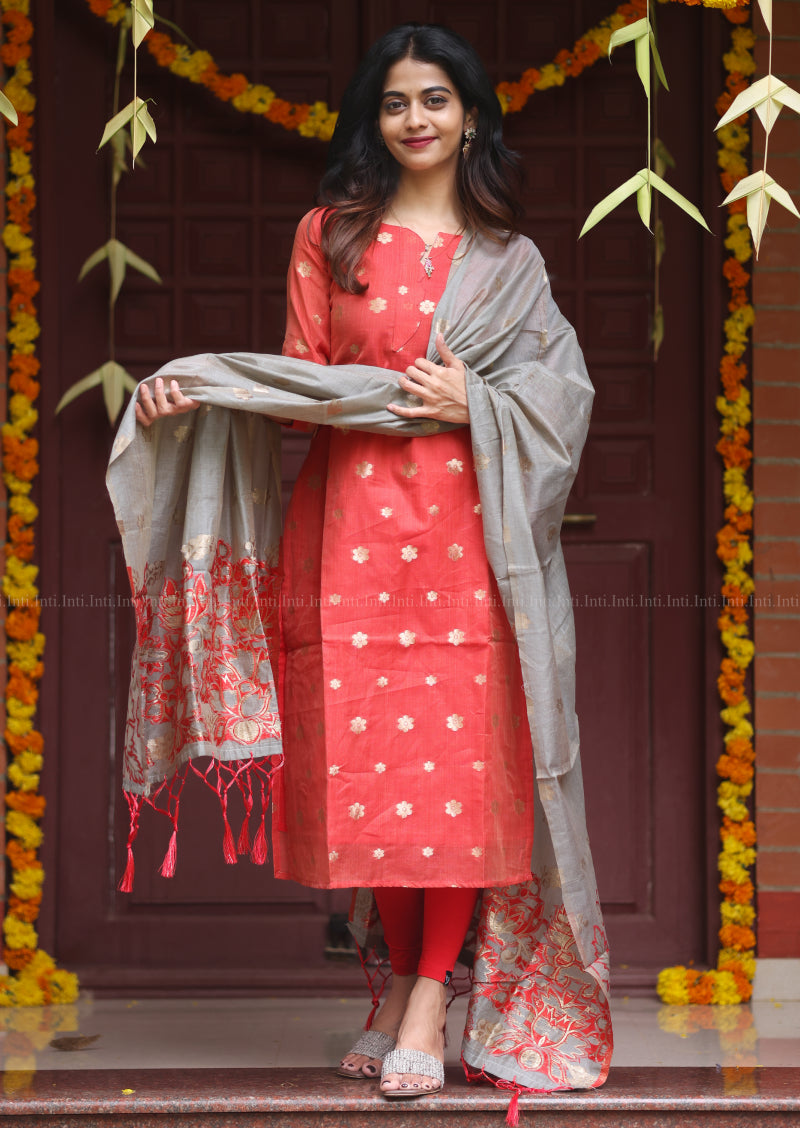 Heartline Sernade Top & Dupatta Set