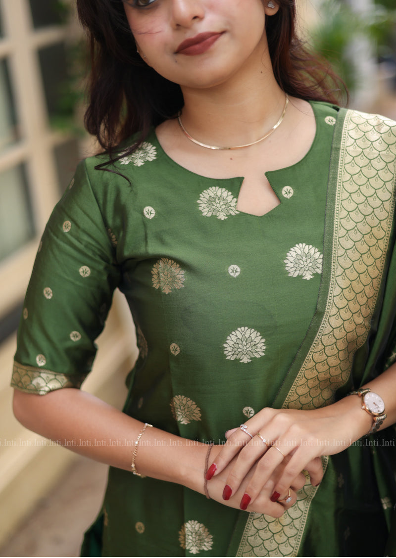 Heritage Green Salwar Suit