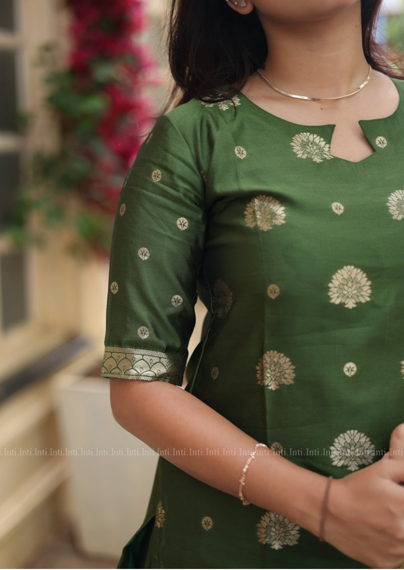 Heritage Green Salwar Suit