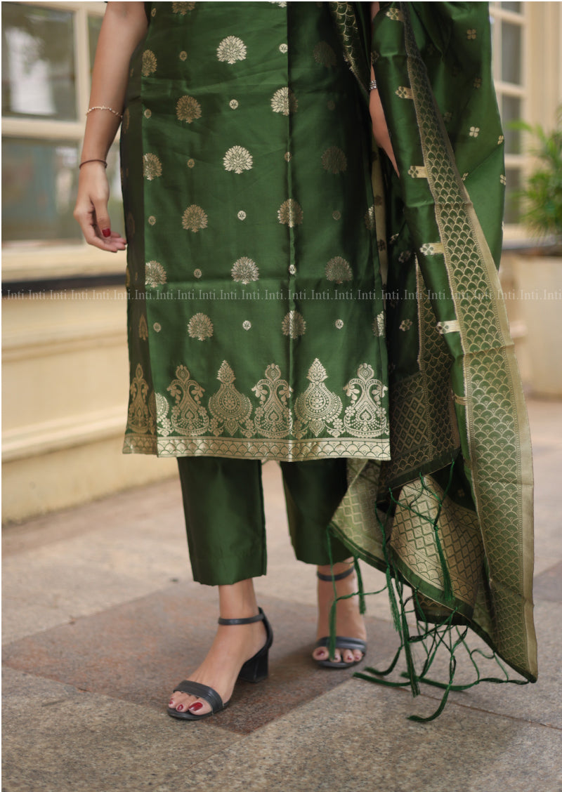 Heritage Green Salwar Suit