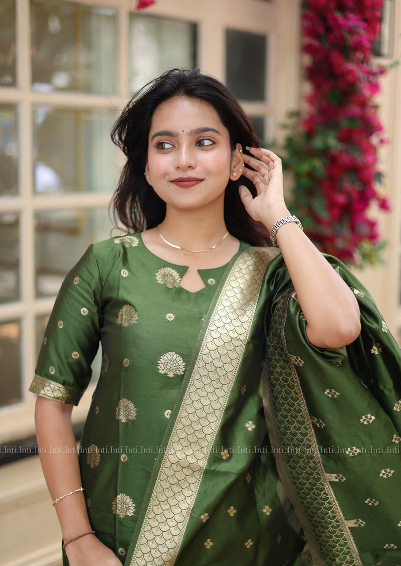 Heritage Green Salwar Suit