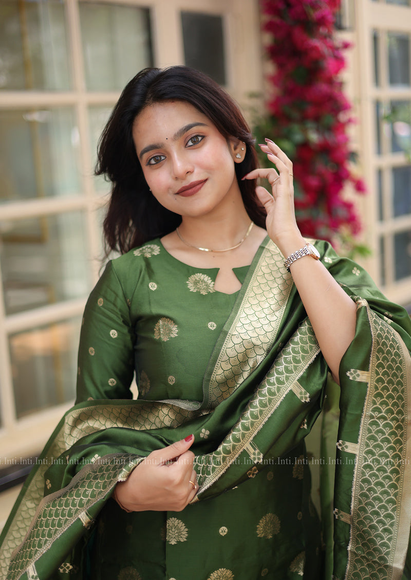 Heritage Green Salwar Suit