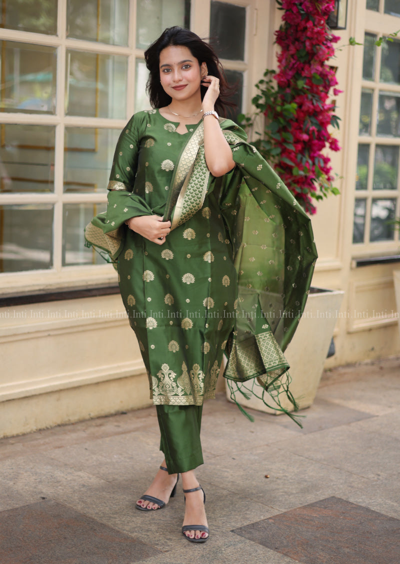 Heritage Green Salwar Suit