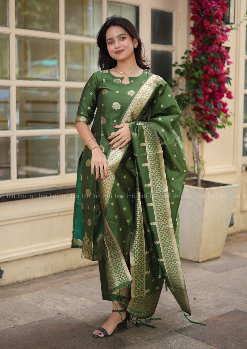 Heritage Green Salwar Suit