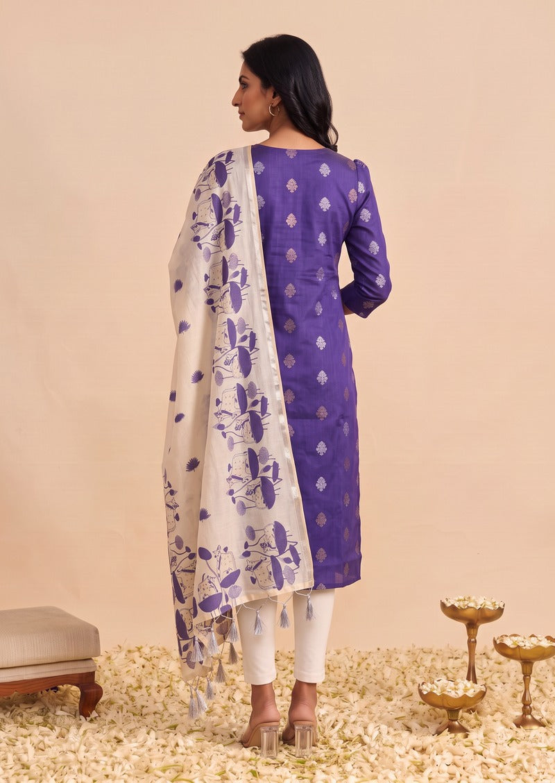 Viresta Opulence Top & Dupatta Set