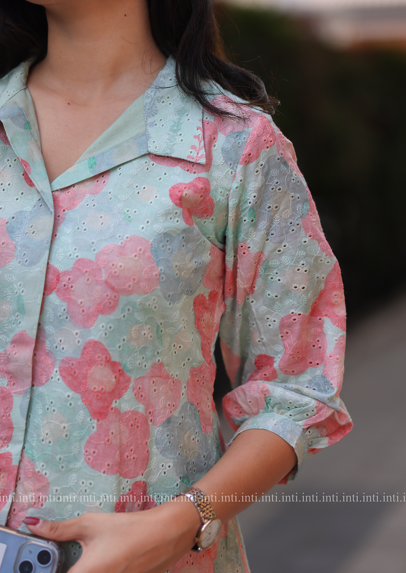 Serene Bloom Aline Top & Pant Set