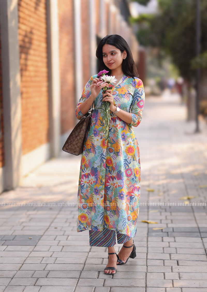 Heavenly Petals Aline Top & Pant Set